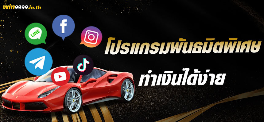 แบนเนอร์ โปรแกรมพันธิมิตร win9999